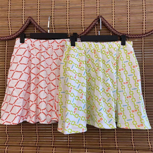 夏秋季新款 日系P牌 插画系合作款 渡边直美宽松 大码迷你半身裙