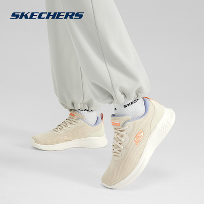 Skechers斯凯奇女系带网面透气