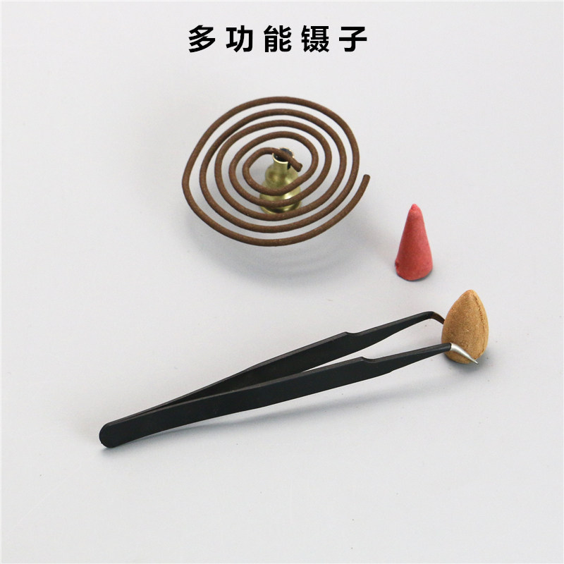 银叶夹碳夹倒流香夹香道塔香工具用品香夹镊子碳熏空熏电子香炉