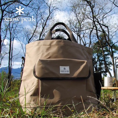 Snowpeak帆布手提收纳包户外露营