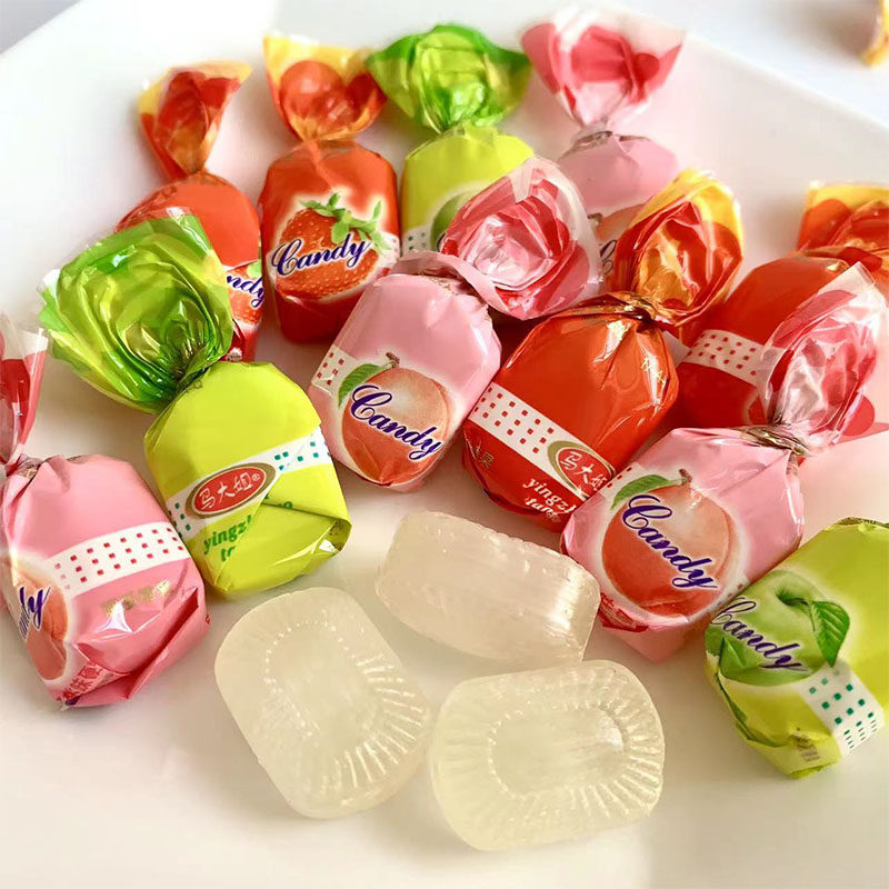 马大姐单扭水果硬糖苹果草莓水蜜桃味结婚喜糖果零食散装酒店招待