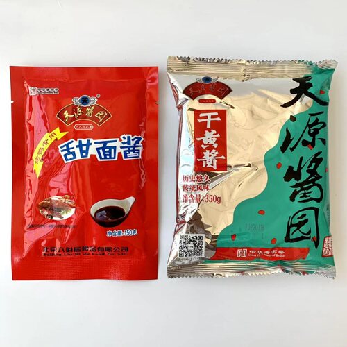 炸酱面北京拌面酱天源酱园干黄酱