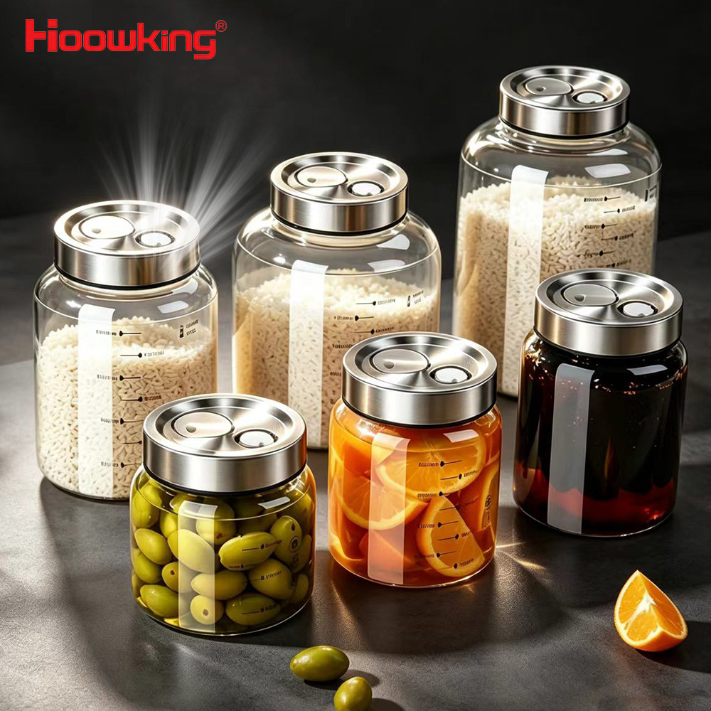 密封罐玻璃食品级瓶子泡酒泡菜坛子腌菜蜂蜜空瓶五谷杂粮储物罐子