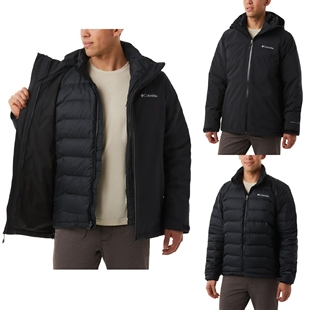 哥伦比亚700蓬热反射90绒三合一冲锋衣 COLUMBIA 年度镇店款 正品