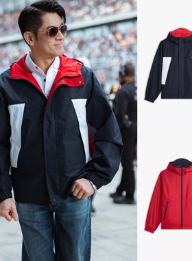 郭富城于适同款!TOMMY 汤米双面穿26 F1赛车风冲锋衣外套