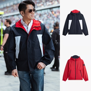 郭富城于适同款!TOMMY 汤米双面穿26 F1赛车风冲锋衣外套