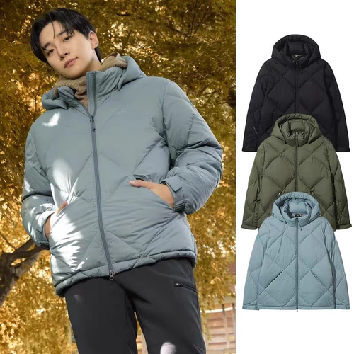 正品NEPA韩国25冬明星同款男士户外休闲2L防风保暖轻量鹅绒羽绒服