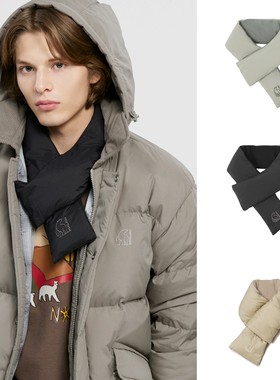 正品NORDISK/大白熊韩国秋冬男女户外日常休闲轻量保暖羽绒围巾