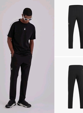 谁穿谁欧巴！正品韩国SPYDER/蜘蛛春秋经典微弹直筒神裤运动裤