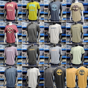 休闲透气纯棉短袖 第二弹 男女同款 添柏岚25新款 T恤 TIMBERLAND