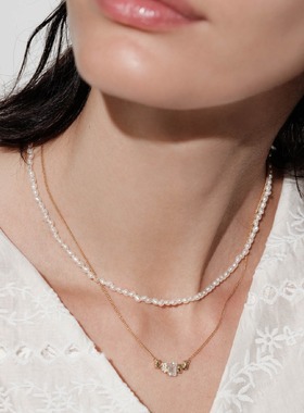 欧美个性简约精致潮款ins不规则几何项链女秋冬通勤百搭锁骨链女