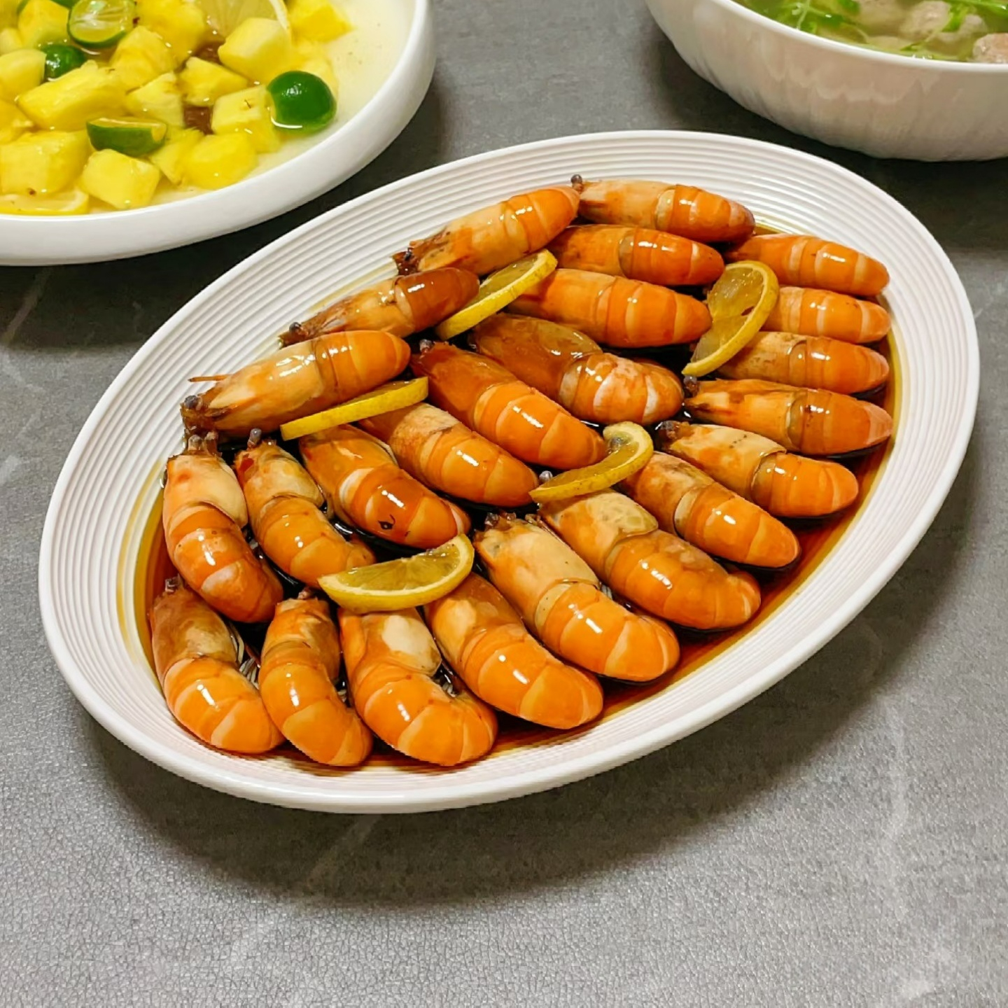 高级感酒店盘子汤盘耐高温釉下彩鱼盘点心蛋糕盘网红新款家用盘子