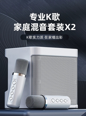 优仕达YS-203家庭ktv音响套装家用卡拉ok一体K歌无线麦克风音响