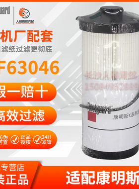 FF63046柴油滤芯适用福康康明斯戴姆勒GTL超能FH21302燃油滤清器