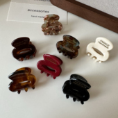 复古精致迷你醋酸小抓夹公主头刘海对夹夹女侧边碎发小发夹头饰女