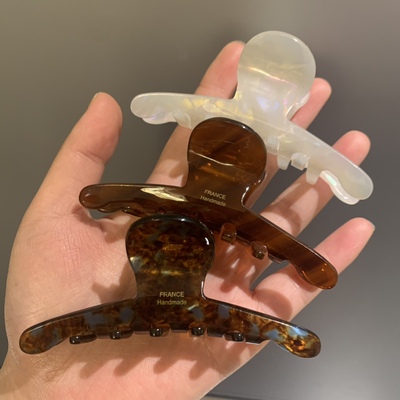 醋酸简约复古百搭抓夹