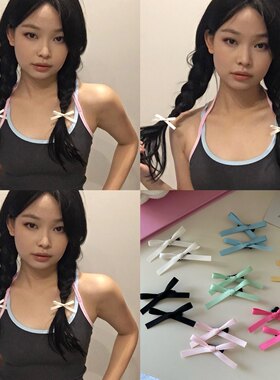甜美少女小蝴蝶结发夹