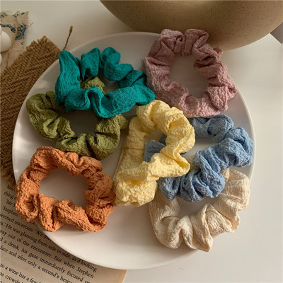 甜美少女彩色肥肠日系头绳小清新