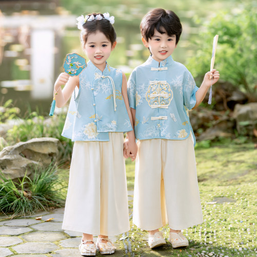 六一儿童古风汉服国学演出服