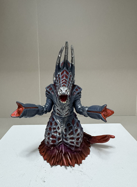 万代日版高斯奥特曼怪兽软胶人偶蓝色星球BOSS 圣德罗斯 17cm系列