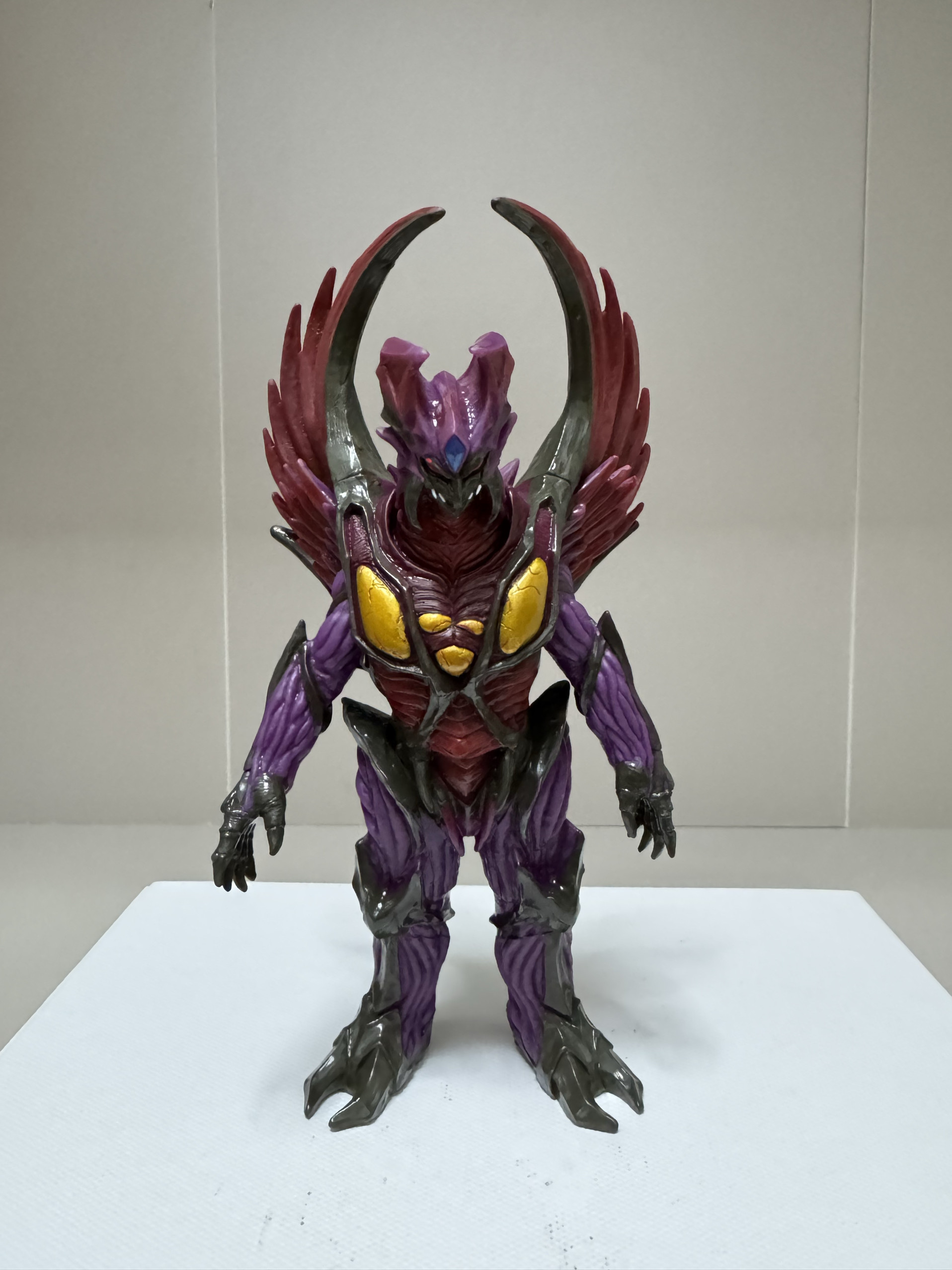 万代日版 模型混沌高斯黑暗卡欧斯头部 奥特曼怪兽软胶儿童玩具