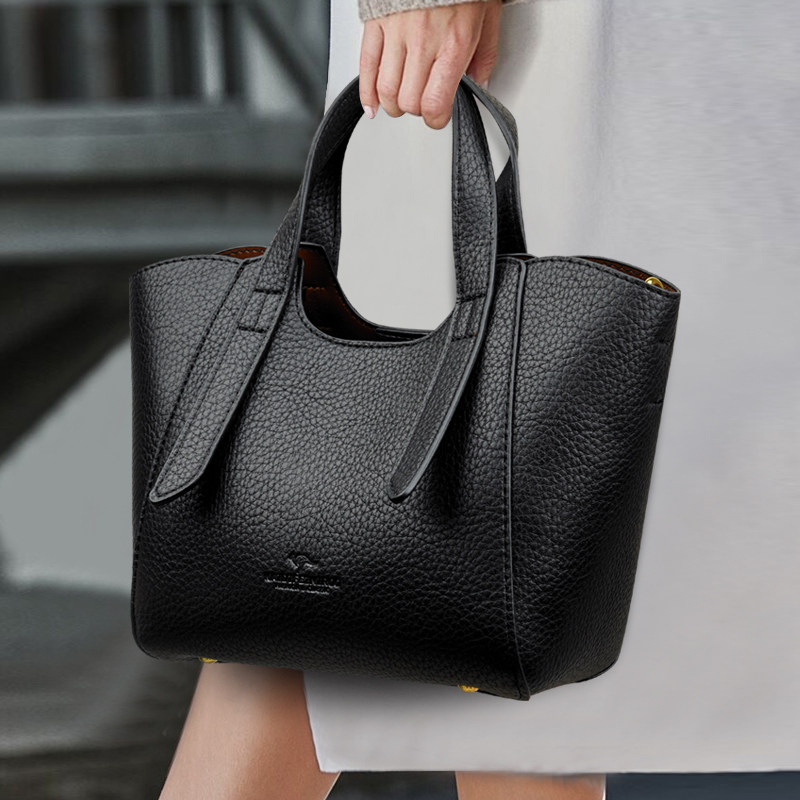 女士手提包大气送妈妈款包包女2025新款大容量菜篮子单肩斜挎包女