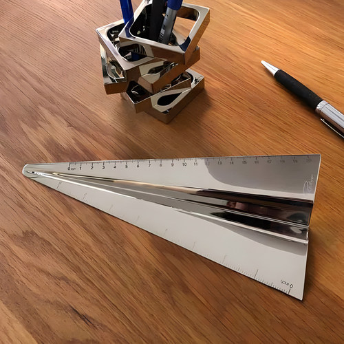 德国进口创意的纸飞机造型尺子