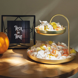 umbra珀思双层珠宝收纳架首饰置物架玄关钥匙梳妆台餐厅摆件托盘