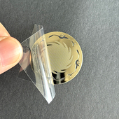 创意太阳神鸟图腾金属镀金手机镀金背贴电脑笔记本平板装 饰贴车贴