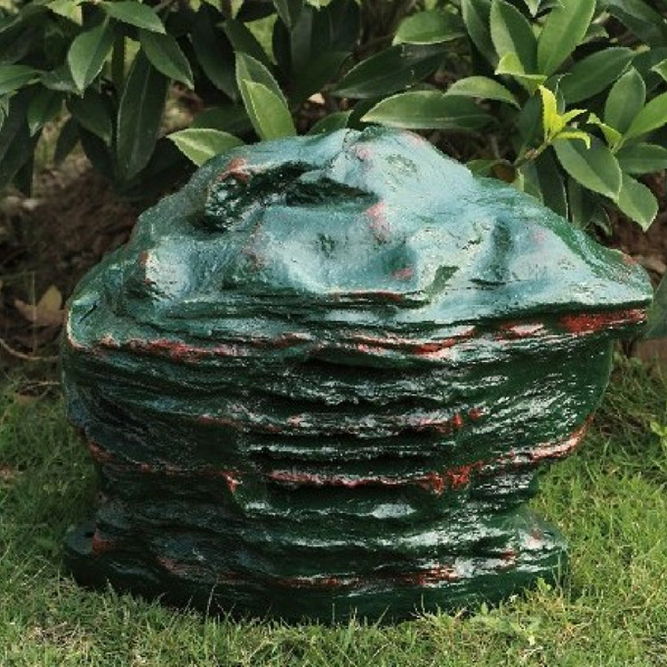 20W草坪音箱 仿真叠石 同轴园林 树脂防水音响 校园广播草地喇叭