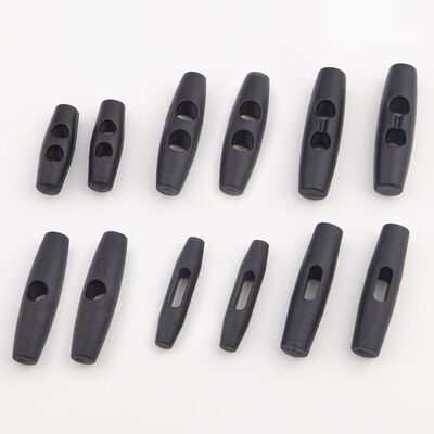 户外帐篷配件羊角扣黑色橄榄扣