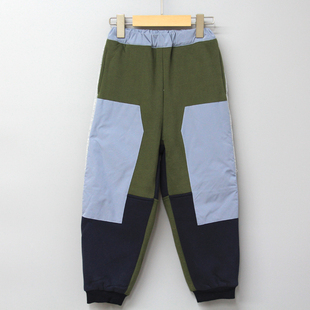 儿童休闲双层加厚长裤 S莫系列120 折扣 品牌童装 8876绿 160秋冬