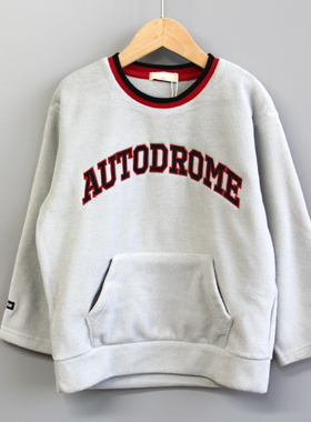 T衣ch家120-160春秋Ⅳ  品牌童装折扣/童套头绒绒卫衣外套23313灰