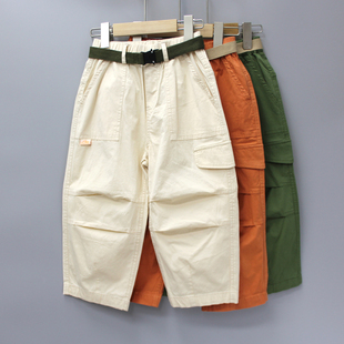 品牌童装 165春装 折扣 儿童薄纯棉工装 21260三 长裤 HO系列110