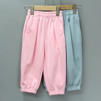 G库ka图90/120秋品牌折扣童装/儿童休闲针织运动收口长裤43503二