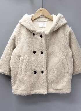 S-Sily家90-120秋冬童装品牌/儿童开衫绒绒毛毛外套35288米