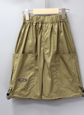 R阿muA和110/120夏 品牌折扣童装/大童休闲工装五分中裤22327三