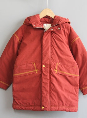 S-ZR系列120冬装 品牌折扣童装/儿童羽绒服外套带帽31207古铜