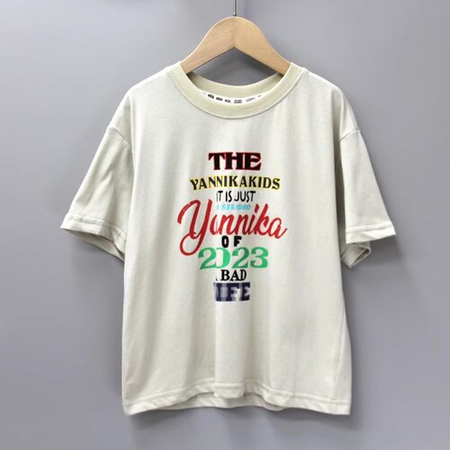 KG-福利J林jia铺110-130夏品牌童装折扣/薄款棉短袖T恤衫23375灰