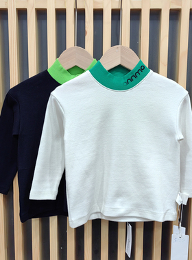 J-Y家80-100春秋 品牌童装折扣/童休闲长袖半高领打底衫39037二色