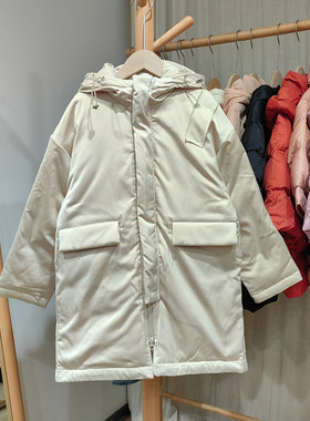 D-ZR系列130冬装 品牌折扣童装/儿童羽绒服外套带帽31218麦