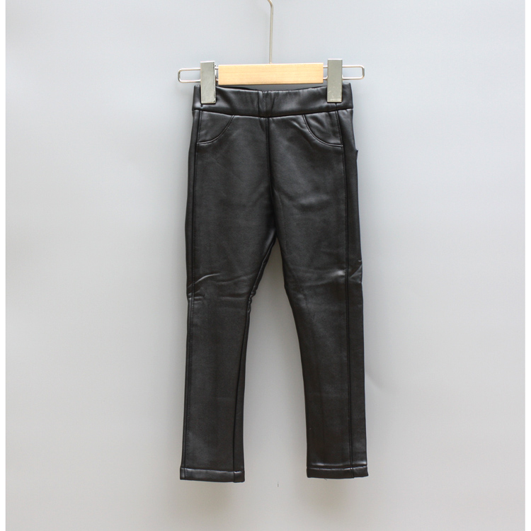 系列100秋冬装折扣儿童pu裤子