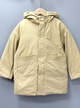 S-ZR系列120冬装品牌折扣童装/儿童羽绒服外套带帽31226小麦