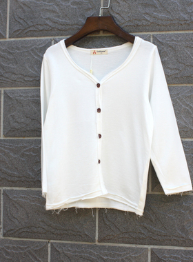 Anddy系列110-140 女童薄款开衫外套A19173白