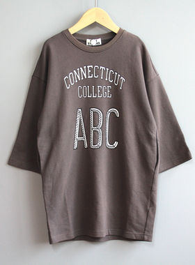 L-ST系列120-140春秋*品牌童装折扣/儿童休闲长袖卫衣T恤738黑铁