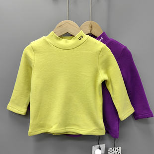 120秋冬 儿童装 品牌折扣 打底T恤衫 S家80 柔软长袖 50083三色