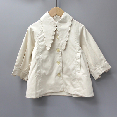G安系列80/90春秋装 品牌童装折扣/儿童纯棉休闲开衫外套02005白