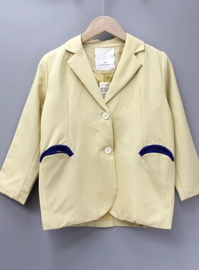 福利 J安系列130-160春秋品牌童装折扣/休闲双层西装外套06451