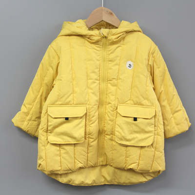 G安系列90/100冬装 品牌童装折扣撤柜/儿童羽绒服中厚外套12243黄