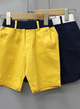 福利S柏系列110/130夏品牌童装折扣儿童纯棉休闲纯棉短裤11771二
